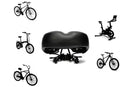 Comfort Wide Big Bum Soft Cruiser Bike Saddle Bicycle Seat Air Cushion Pad