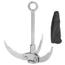 Grappling Hook Durable Folding Survival Hook Stainless Steel Grapple Claw