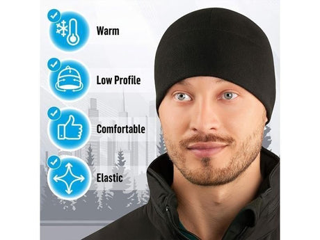New Unisex Windproof Polar Fleece Warm Beanie Hat Cap Male Winter Ski Cycling