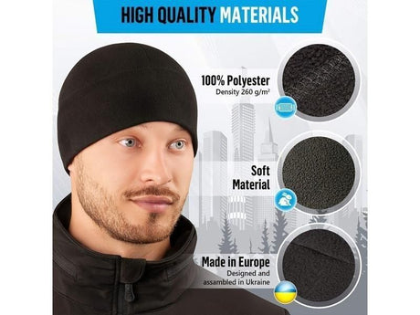 New Unisex Windproof Polar Fleece Warm Beanie Hat Cap Male Winter Ski Cycling