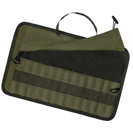 Outdoor Camping Cutlery Storage Bag Portable Roll Up Pouch Bag Cutlery St