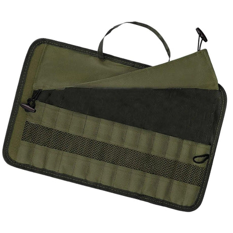 Outdoor Camping Cutlery Storage Bag Portable Roll Up Pouch Bag Cutlery St