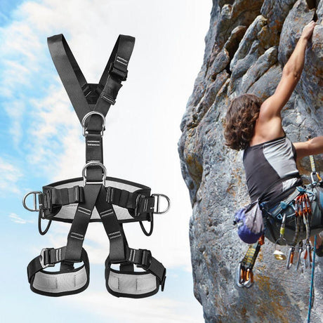 Outdoor Mountaineering Climbing Full Body Safety Belt Aerial Work Harness