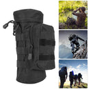 Portable Water Bottle Pouch Military Molle Kettle Backpack Bag Camping Hiking