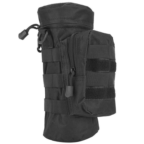 Portable Water Bottle Pouch Military Molle Kettle Backpack Bag Camping Hiking