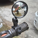 Universal Handlebar Adjustable Bicycle Rearview Wide-Angle Convex Mirror Cycling