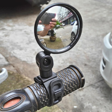 Universal Handlebar Adjustable Bicycle Rearview Wide-Angle Convex Mirror Cycling