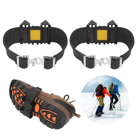 Walk Traction Cleats Ice Crampon Cleats Crampons Stretch Footwear Shoe Rubber