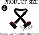 2-Pack Premium Ski and Pole Carrier Straps Adjustable and Cushioned Skiing Shoulder Straps with Hook Fasteners for Adults, Durable Nylon Ski and Snowboard Protection with Comfort Cushions