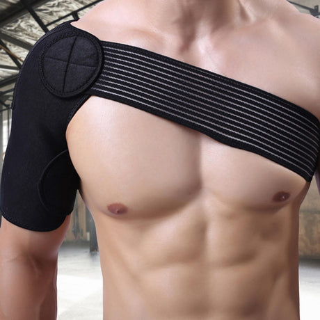 Adjustable Shoulder Support Brace Strap Joint Sport Gym Compression Bandage Wrap