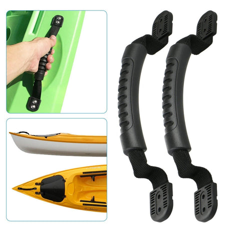 2-pack Rubber Boat Luggage Side Mount Carry Handles Fitting for Kayak Canoe Boat