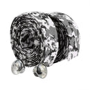 2pcs Bicycle Handlebar Anti-slip Grip Wrap Tape + 2 Bar Plugs Black+White