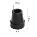 4pcs Rubber Walking Stick Ferrule Noise-reducing 19mm Durable Heavy Duty