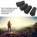 4pcs Trekking Pole Tips Rubber Replacement Tip Protectors for Hiking Poles