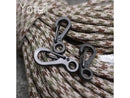 10Pcs Equipment Survival EDC Paracord Carabiner Snap Mini SF Spring Clip