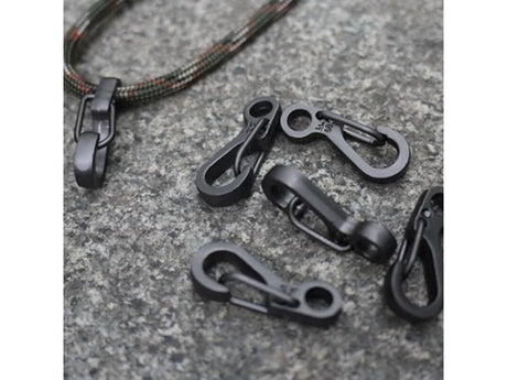 10Pcs Equipment Survival EDC Paracord Carabiner Snap Mini SF Spring Clip