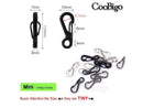 10Pcs Mini Carabiner Clip Metal Spring Snap Hooks Paracord Lanyard Hanging Clips