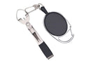 Fishing Knot Tying Tool Fast Line Clippers Tie Tippet Cutter Nipper - Silver and Black