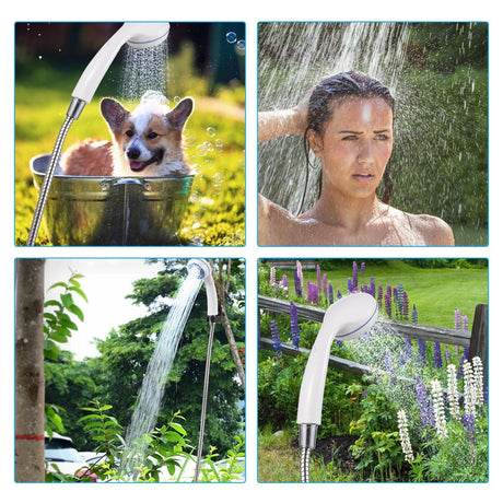 Portable Camping Mobile Shower USB Rechargeable Electric Shower Pump Outdoor