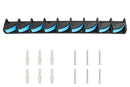 Fishing Pole Holder Holds Up to 9 Rods or Combos for Rods of Diameter 3 to 19mm