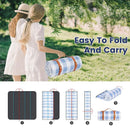 Outdoor Picnic Blanket Waterproof Mat Extra Wide Camping Tent Ground Sheet for Hiking and Outdoor Activities - Sky Blue S