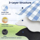 Outdoor Picnic Blanket Waterproof Mat Extra Wide Camping Tent Ground Sheet for Hiking and Outdoor Activities - Sky Blue M