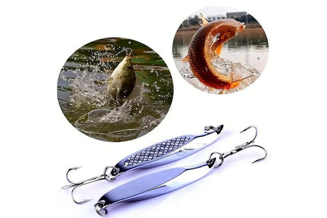 Fishing Lure Metal Slugs Slice Spoon Spinner Baits Tackle Mackerel Tailor Lures