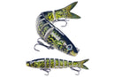 5 Pcs Jointed Fishing Lures Set Wobblers Swimbait Crankbait Hard Bait