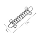 10Pcs Tent Wind Rope Spring Buckle Tent Tensioner Camping Deck Pegs Carabiner Clips Awning Tightener Fixed Hook