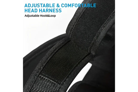 Head Neck Training Harness Exercise Cervical Spine Strap Adjustable Gym Fitness Weight Bearing Device - Blue
