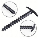 Outdoor Camping Screw Stakes For Camping Hiking Tent 10pcs - 10 Pcs Blacks