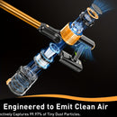 Cordless Vacuum Cleaner, 55Kpa Powerful Suction，8-in-1 Powerful Stick Vacuum Cleaner with Anti-tangle Brush And Upgraded Green Light, 2200mAh. 45 Minute Run Time Rechargeable Lightweight Vacuum Cleaner for Hardwood Floors, Carpets And Pet Hair.