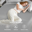 2000TC Hotel Quality Fitted Sheets - 2 Piece Fitted Sheets  -Breathable Bedding - Wrinkle, Fade, Stain Resistant- 16inch/40cm Deep Pocket Fitted Bed Sheets-Wrinkle and Fade Resistant,(Silver-gray,Super King)