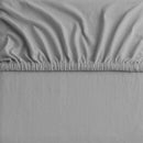 Hotel Quality Fitted sheets - 2 Piece Fitted sheets  -Breathable Bedding - Wrinkle, Fade, Stain Resistant- 26inch/40cm Deep Pocket Fitted Bed Sheet-Wrinkle and Fade Resistant,(Grey,Double)