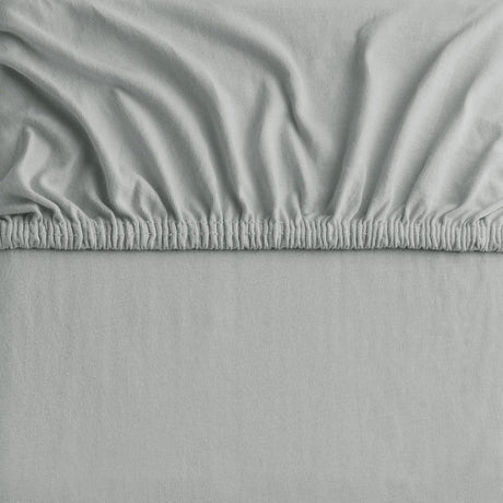 Hotel Quality Fitted sheets - 2 Piece Fitted sheets  -Breathable Bedding - Wrinkle, Fade, Stain Resistant- 26inch/40cm Deep Pocket Fitted Bed Sheet-Wrinkle and Fade Resistant,(Silver-gray,Double)