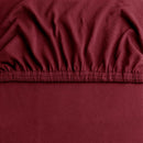 Hotel Quality Fitted sheets - 2 Piece Fitted sheets  -Breathable Bedding - Wrinkle, Fade, Stain Resistant- 26inch/40cm Deep Pocket Fitted Bed Sheet-Wrinkle and Fade Resistant,(Red,King)