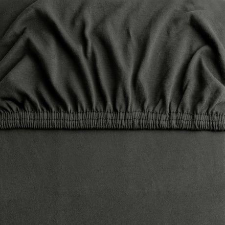 Hotel Quality Fitted sheets - 2 Piece Fitted sheets  -Breathable Bedding - Wrinkle, Fade, Stain Resistant- 26inch/40cm Deep Pocket Fitted Bed Sheet-Wrinkle and Fade Resistant,(Dark gray,King Single)