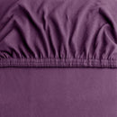 Hotel Quality Fitted sheets - 2 Piece Fitted sheets  -Breathable Bedding - Wrinkle, Fade, Stain Resistant- 26inch/40cm Deep Pocket Fitted Bed Sheet-Wrinkle and Fade Resistant,(Purple,King Single)