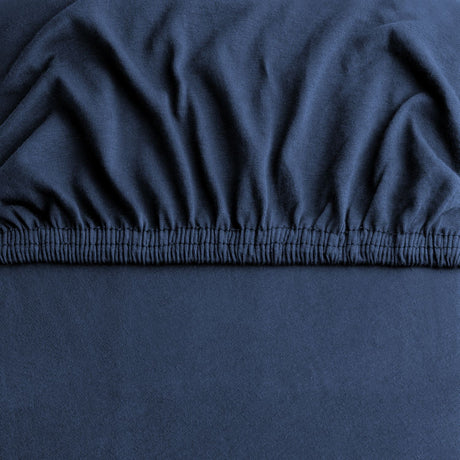 Hotel Quality Fitted sheets - 2 Piece Fitted sheets  -Breathable Bedding - Wrinkle, Fade, Stain Resistant- 26inch/40cm Deep Pocket Fitted Bed Sheet-Wrinkle and Fade Resistant,(Navy,Super King)