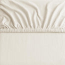 Hotel Quality Fitted sheets - 2 Piece Fitted sheets  -Breathable Bedding - Wrinkle, Fade, Stain Resistant- 26inch/40cm Deep Pocket Fitted Bed Sheet-Wrinkle and Fade Resistant,(Cream White,Super King)