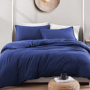 Hotel Soft Microfiber Duvet Cover Set-2000TC Quilt Cover Set & Pillowcases -1 Donna Cover Zipper Closure & 1 x Pillowcases-Breathable Bedding - Wrinkle, Fade, Stain Resistant(Royal blue,Super King)