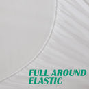 Single Bamboo Mattress Protector,Breathable Waterproof Mattress Cover,3D Air Fabric Cooling Bed Pad Cover, Deep Pocket 40cm(Single,Green)