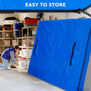 Mattress Bag Mattresses Protector Plastic Moving Storage Dust Cover Carry Bed Waterproof Zipper Packing Reusable Disposal, Extra Thick Heavy Duty, with Handles(King Single)