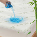 Bamboo Mattress Protector,Breathable Waterproof Mattress Cover,3D Air Fabric Cooling Bed Pad Cover, Deep Pocket 40cm(Double,Green)