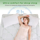 800GSM Mattress Topper Viscose Derived from Bamboo, Thick Pillowtop Fitted Mattress Cover with 45cm Deep Skirt - Machine Washable Hypoallergenic(Double,Green)
