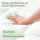 800GSM Mattress Topper Viscose Derived from Bamboo, Thick Pillowtop Fitted Mattress Cover with 45cm Deep Skirt - Machine Washable Hypoallergenic（King Single,Green）