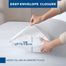 4 Piece Hotel Bamboo Cooling Sheet Set -Ultra Soft 2000TC Breathable Bed Sheets Set with 37 Centimetre Deep Pocket-Cooling Sheets for Hot Sleepers(White,King)