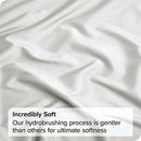 4 Piece Bed Sheet Set- Bedding Sheets & Pillowcases -Breathable Bedding - Wrinkle, Fade, Stain Resistant-Deep Pocket Flat Fitted Bed Sheet Set(Raw white,Double)