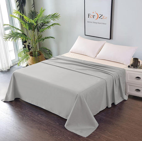 Elegant Comfort Premium Hotel Quality 1-Piece Double Flat Sheet, Luxury and Softest 2000 Thread Count Bedding Flat Sheet(Double,Ocean)