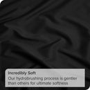 4 Piece Bed Sheet Set- Bedding Sheets & Pillowcases -Breathable Bedding - Wrinkle, Fade, Stain Resistant-Deep Pocket Flat Fitted Bed Sheet Set(Black,King)